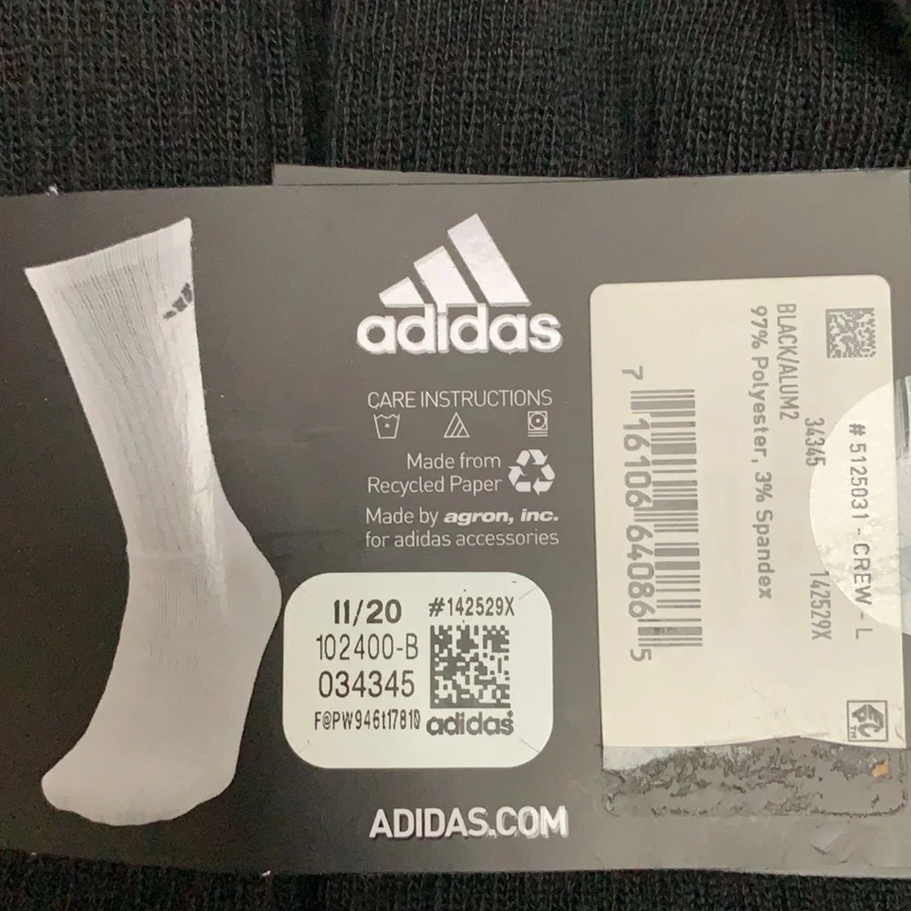 6 pairs socks set Adidas Men’s Cushioned Crew
